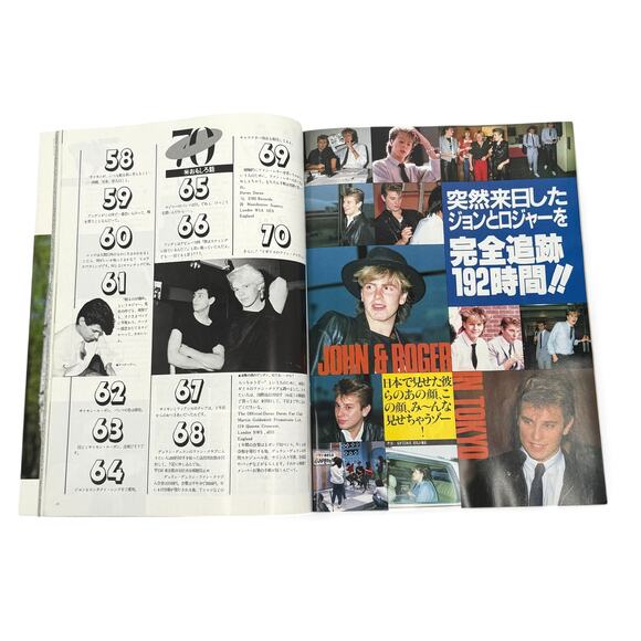 Duran Duran Photo Story Japan Souvenir Magazine Music Life Book D2 1983 - Picture 6 of 9